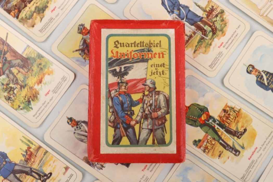 "Quartettspiel Uniformen - einst u. jetzt" card game