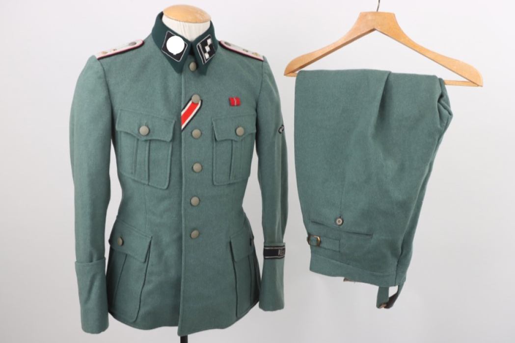 Waffen-SS "Wiking" field tunic & breeches - SS-Obersturmführer