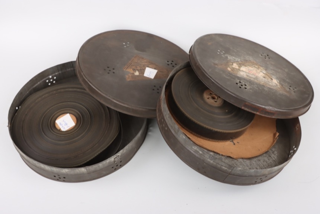 Wehrmacht two film reels with boxes