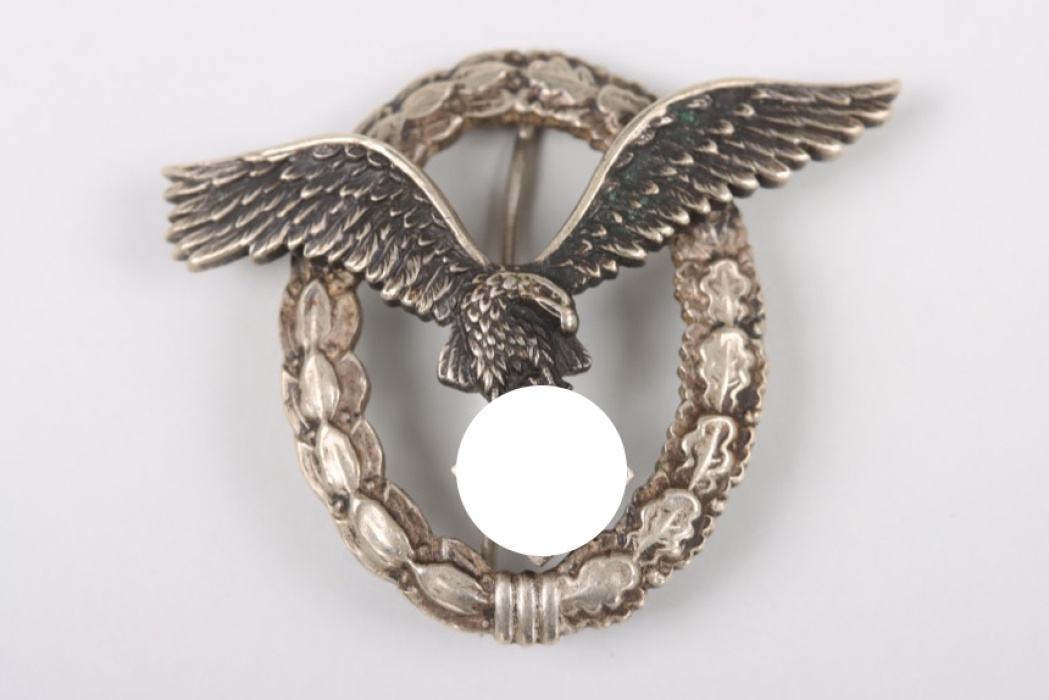 Restored Luftwaffe Pilot's Badge - Assmann (tombak)