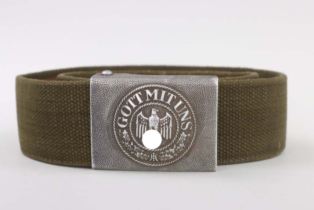 Heer EM/NCO field buckle with tropical belt