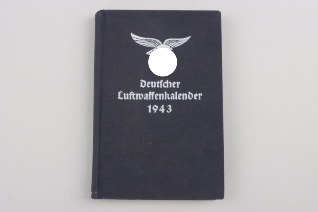 Luftwaffe pocket calendar 1943 - unused