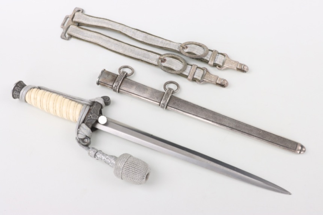 M35 Heer officer's dagger with hangers and portepee - Lüneschloss