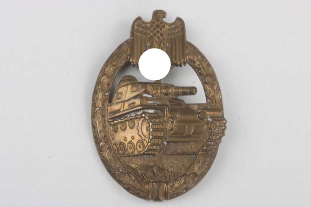 Tank Assault Badge in Bronze "Wurster"