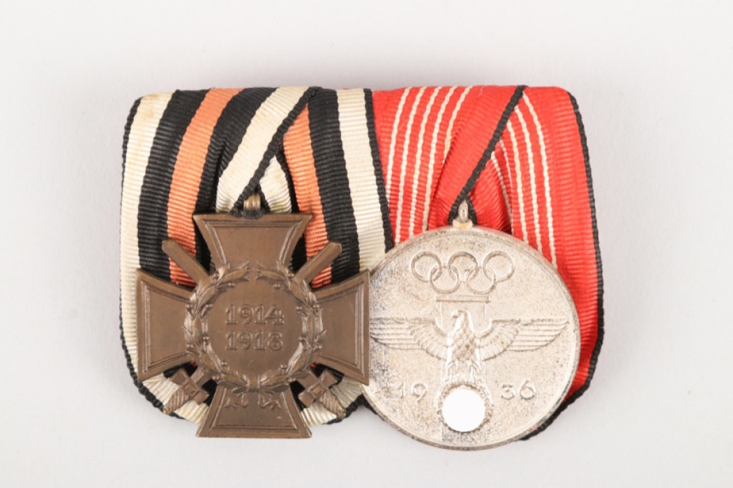 Medal Bar of an Aid to the 1936 Olympic Games