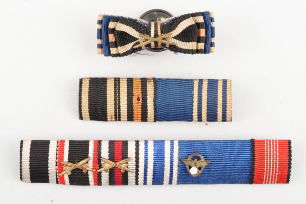 Group of ribbon bars from a police officer