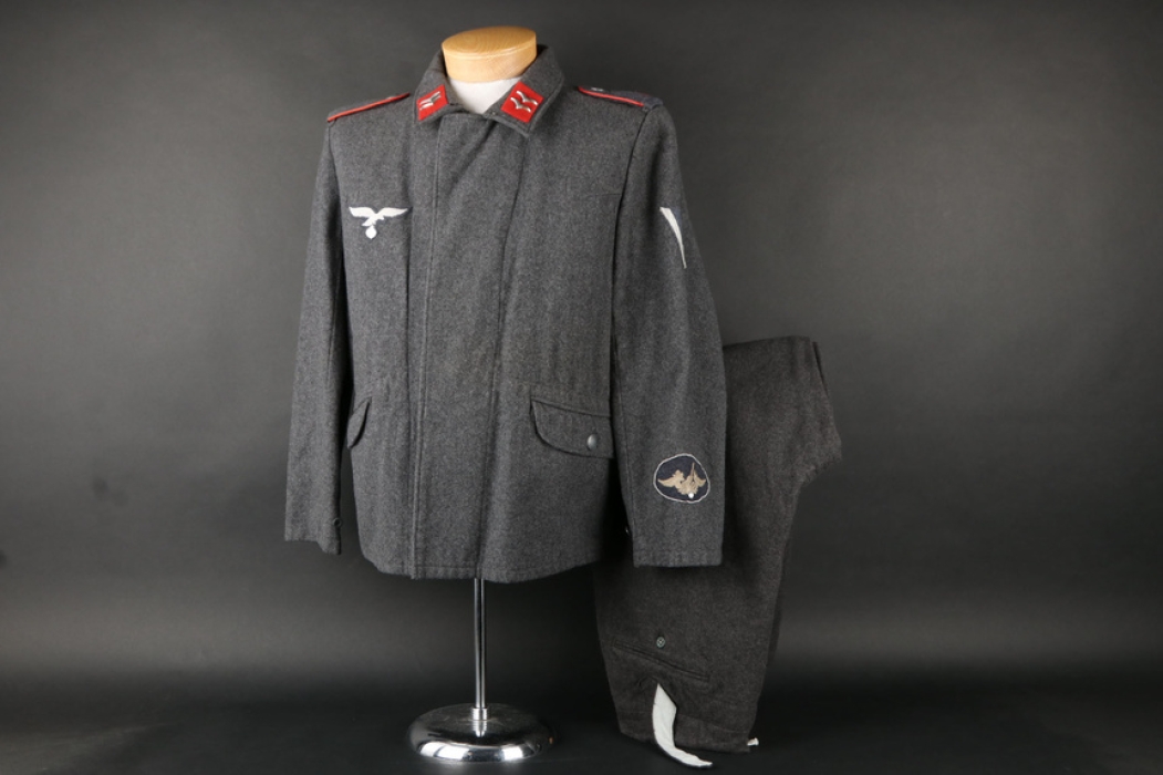 Luftwaffe flight blouse  and pants for a Flak Gefreiter