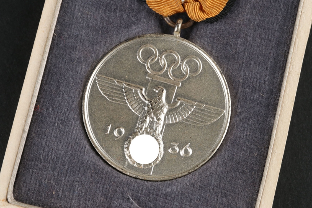 German Olympic Commemorative Medal in Case