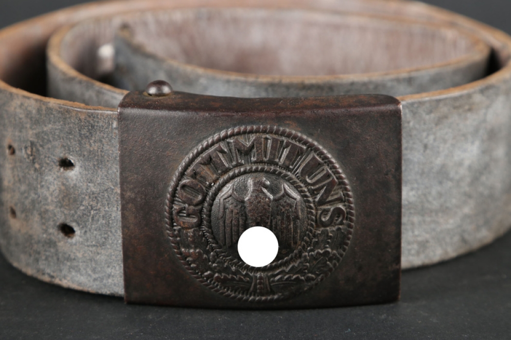 Heer field buckle "Gott mit uns" (EM/NCO) with belt