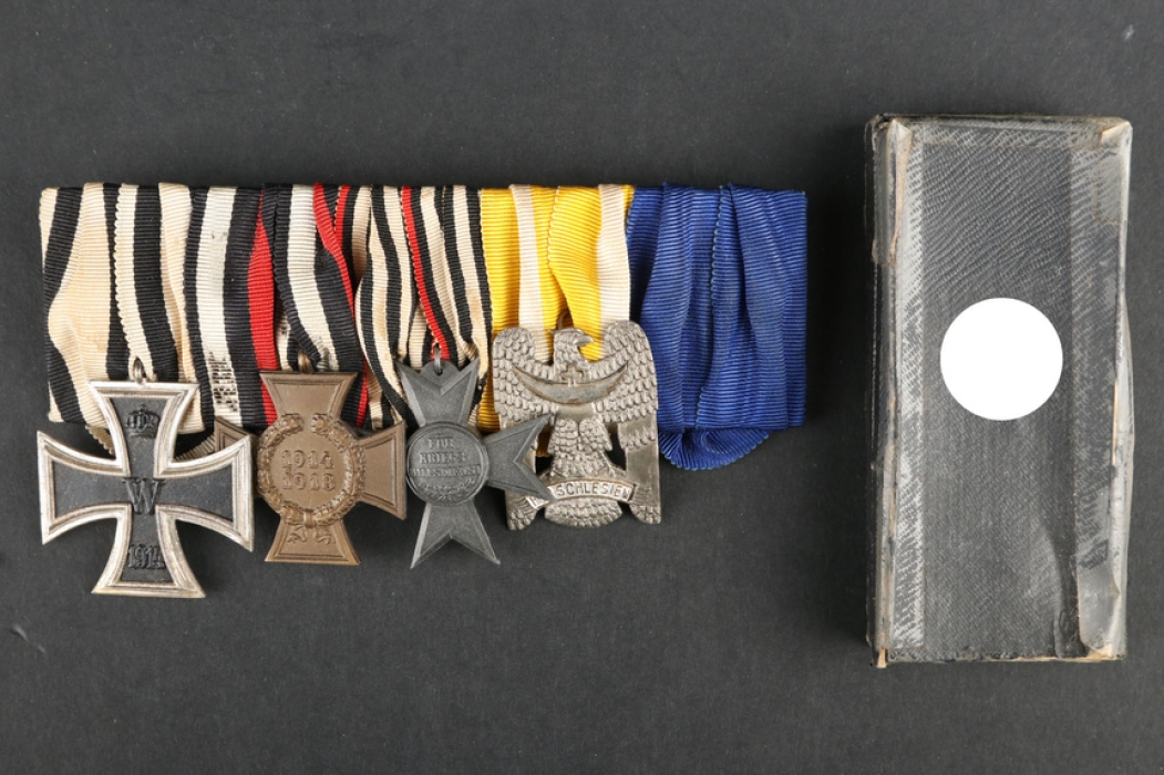 Medal bars of.a SS member and WWI Non-Combatant