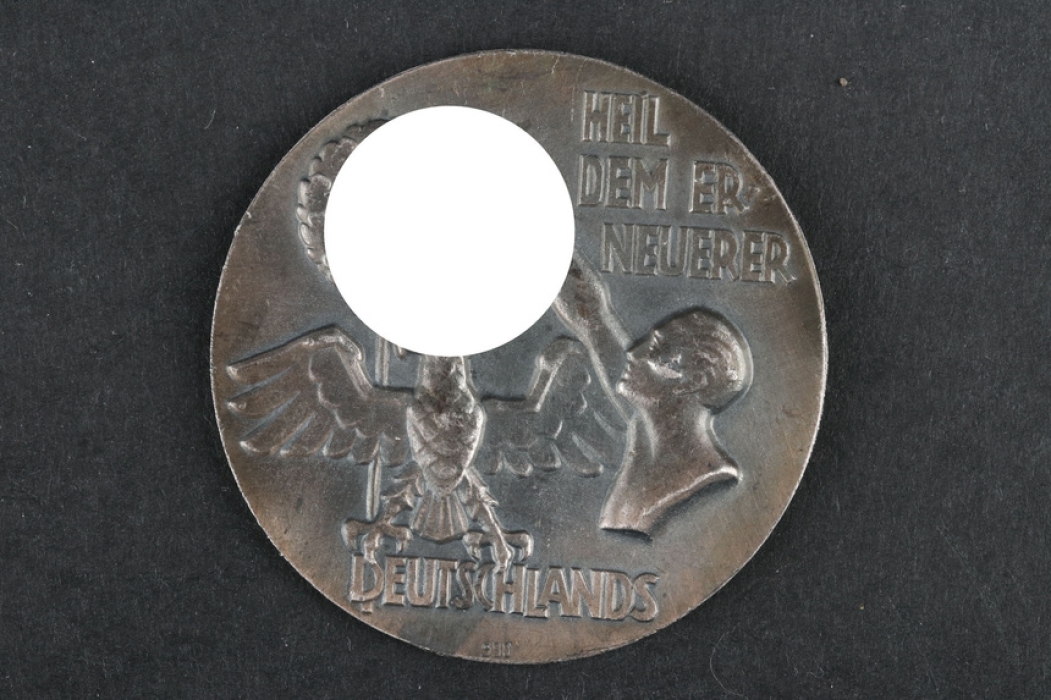 SIlver medal on Hitler's election