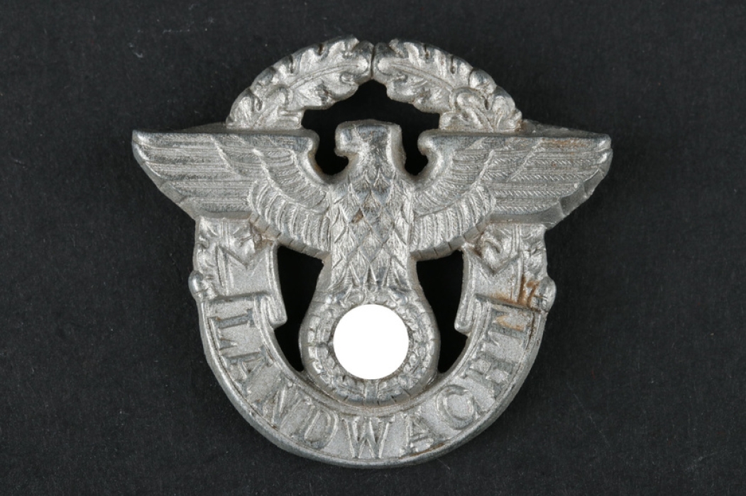 Landwacht Police Auxiliary Cap Badge