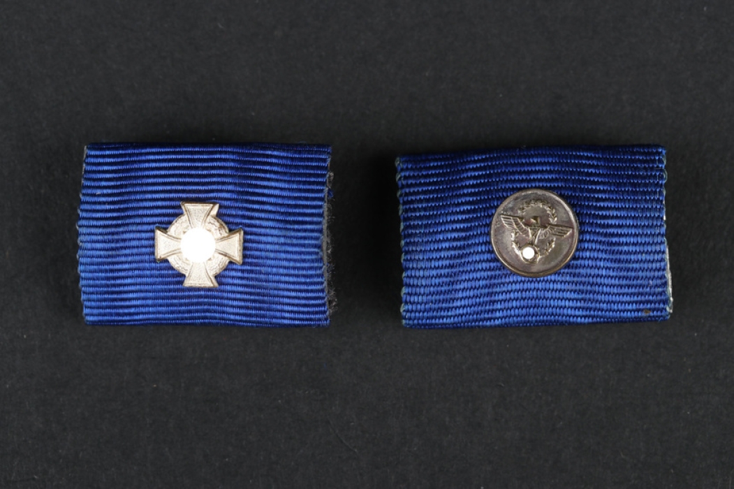 Single Ribbon Bars for the Faithful Service and Police Long Service Medal