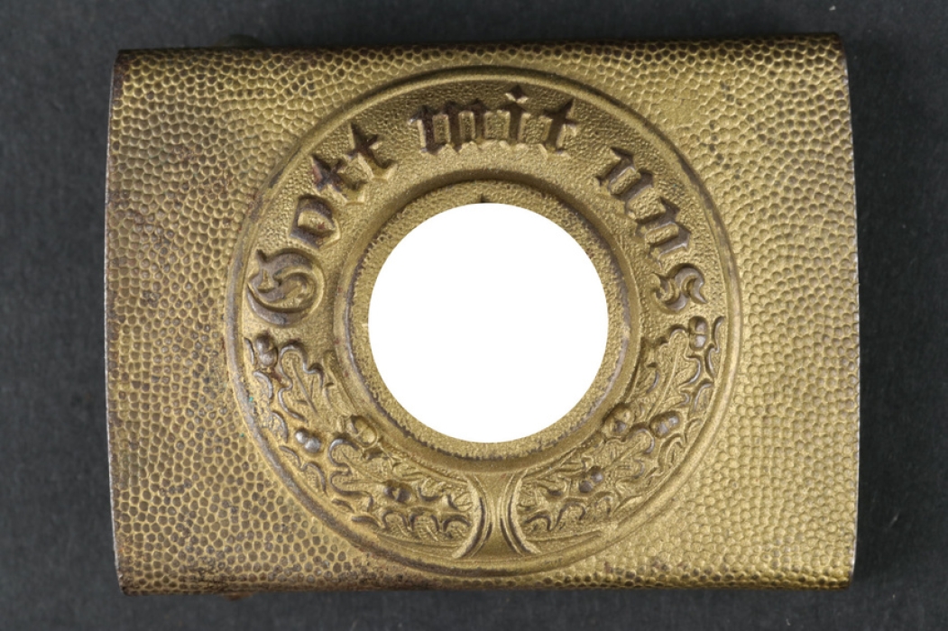 Water protection police buckle "Gott mit uns" (EM/NCO)